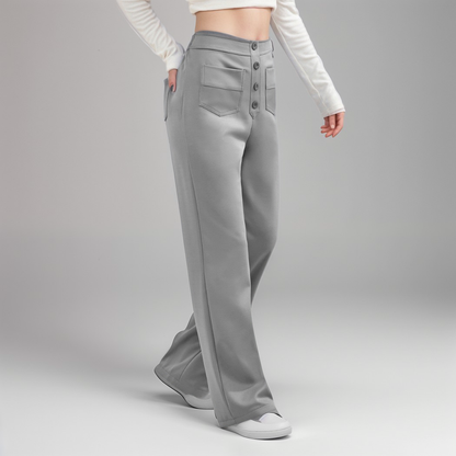 NovaFlex | Elastische broek met hoge taille