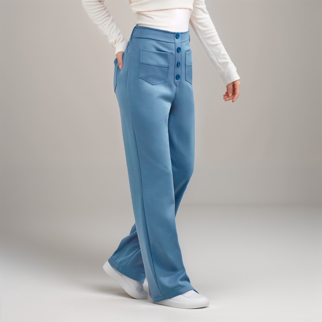 NovaFlex | Elastische broek met hoge taille
