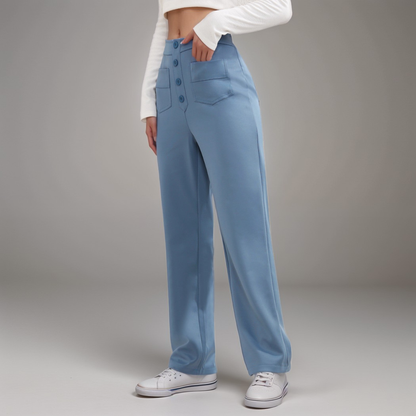 NovaFlex | Elastische broek met hoge taille