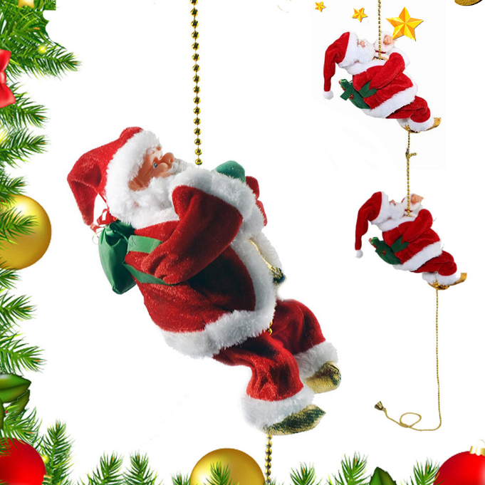 JolliClimb™ Santa Rope Decor – Breng kerstmagie tot leven in huis!