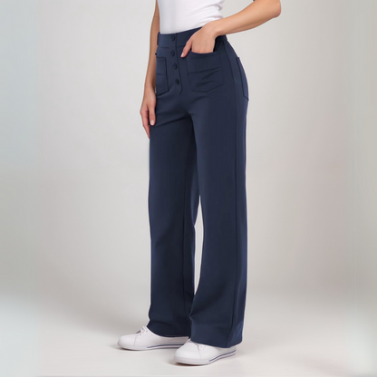 NovaFlex | Elastische broek met hoge taille