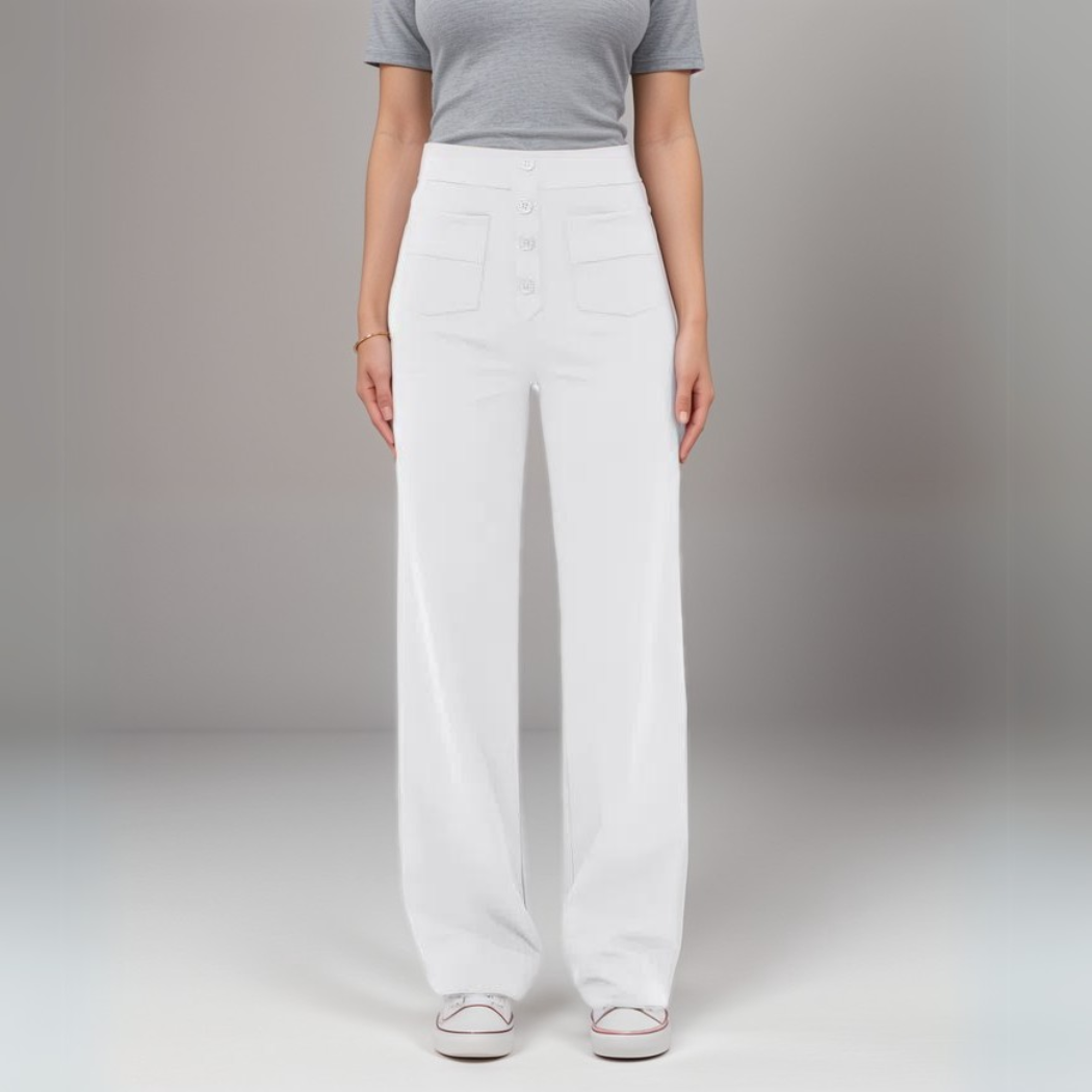 NovaFlex | Elastische broek met hoge taille