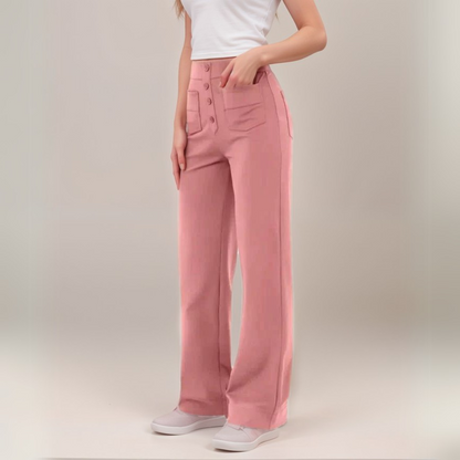 NovaFlex | Elastische broek met hoge taille