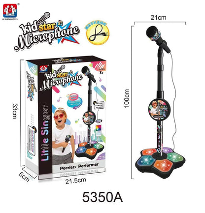 Melodrio™ – Kinder Karaoke Microfoonstandaard met Licht & Muziek
