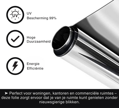 ShadeGuard™ | Zelfklevende Raam Privacyfolie