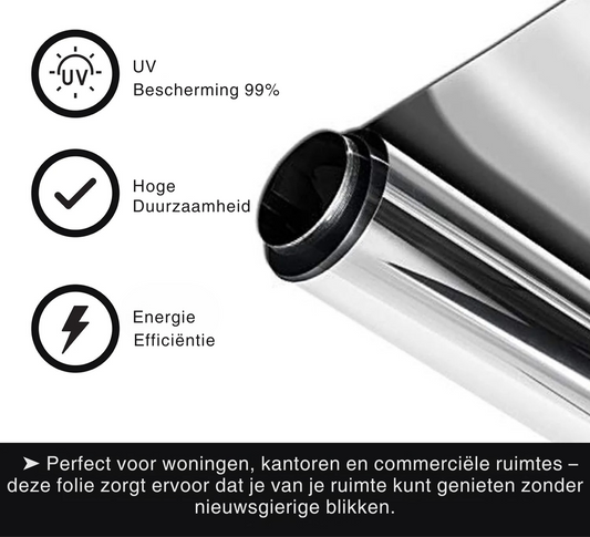 ShadeGuard™ | Zelfklevende Raam Privacyfolie