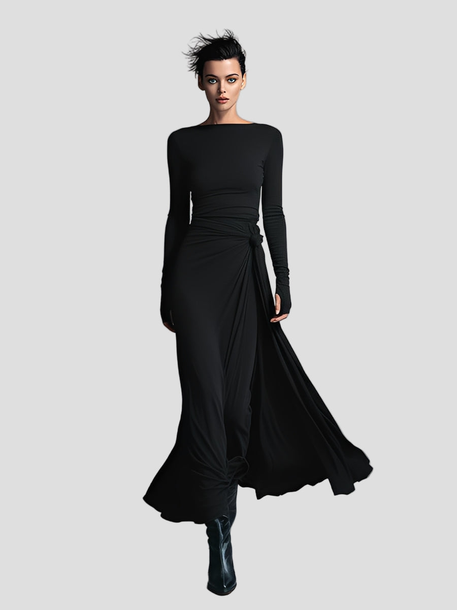 Lunévia™ | Elegante Jurk met Subtiel Vormgevend Detail