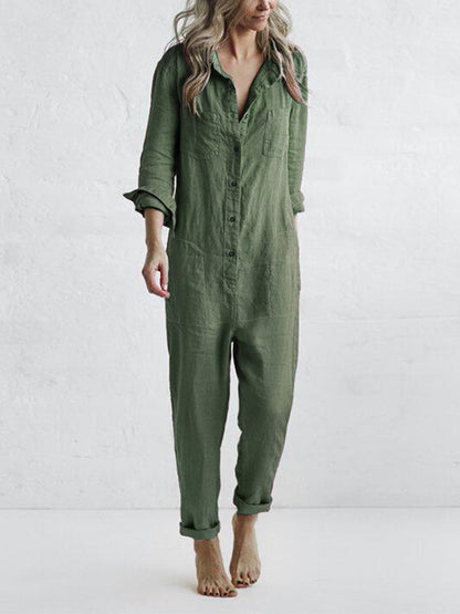 Anna™ | Jumpsuit met lange mouwen