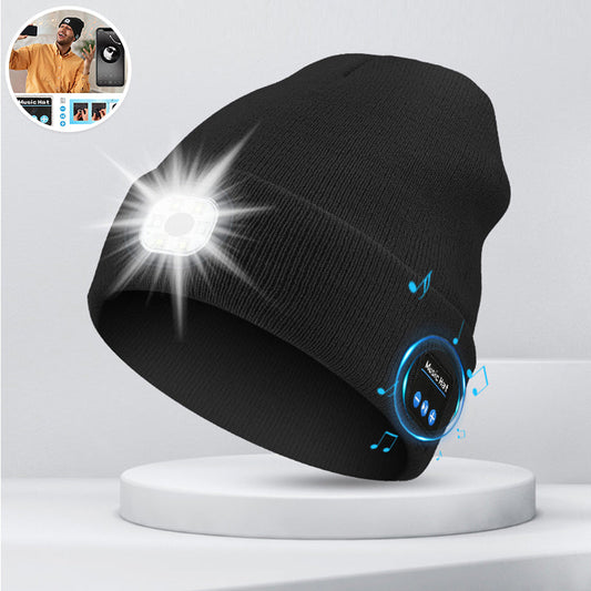 LumiWear™ - Multifunctioneel LED- Licht En Bluetooth Warme Muts