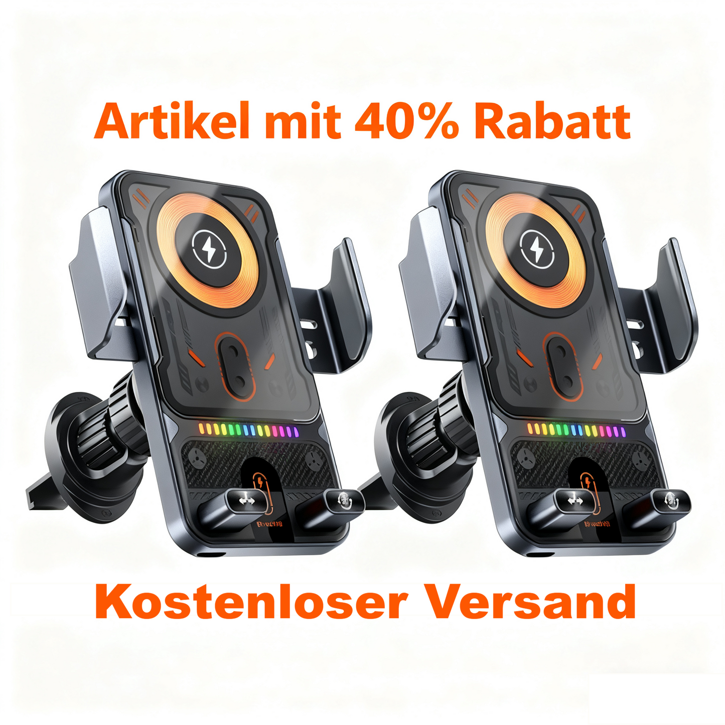Auronex™ SmartDrive 2-in-1 Autohouder met Draadloze Oplader
