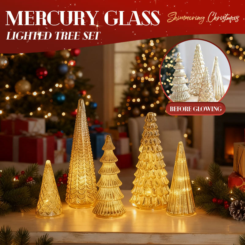 Elysora™ Kristallen Kerstbomen Set – Breng Magie in je Interieur
