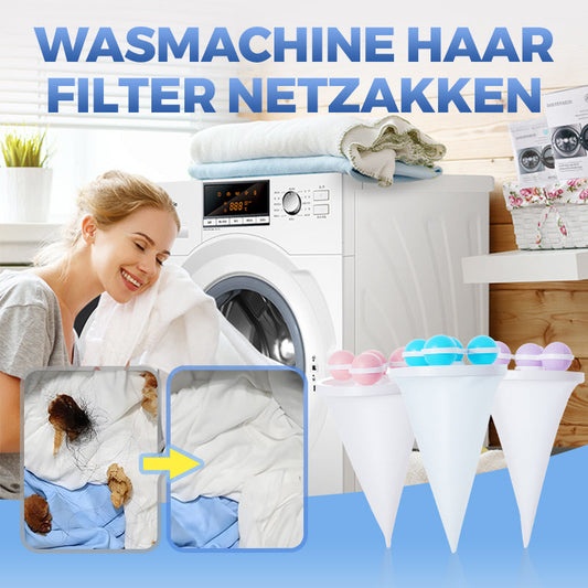 FluffAway™ Wasfilter – Weg met Haar, Pluisjes en Vuil!