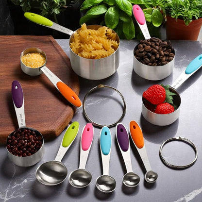 MagnoSet™ – De Slimme RVS Maatlepelset met Magnetisch Design