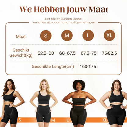 Sculptessa™ – Corrigerende High-Waist Shorts voor een Natuurlijk Gelifte Look