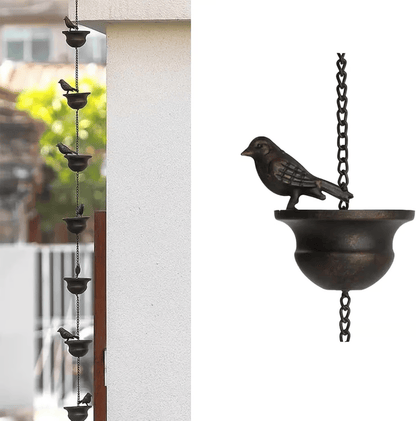 Pluvina™ Regenketting met Vogelbad