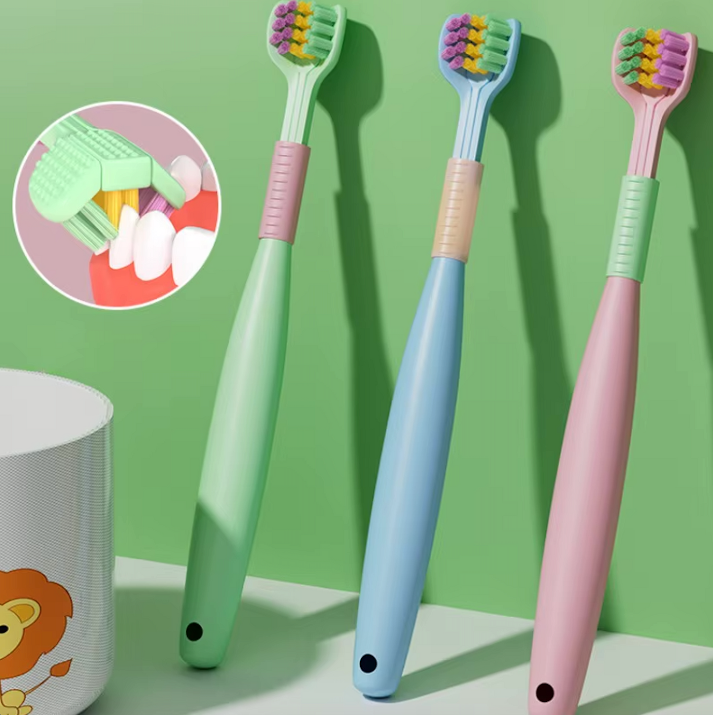 TripleClean™ – De 3-Zijdige Tandenborstel voor een Stralende Glimlach