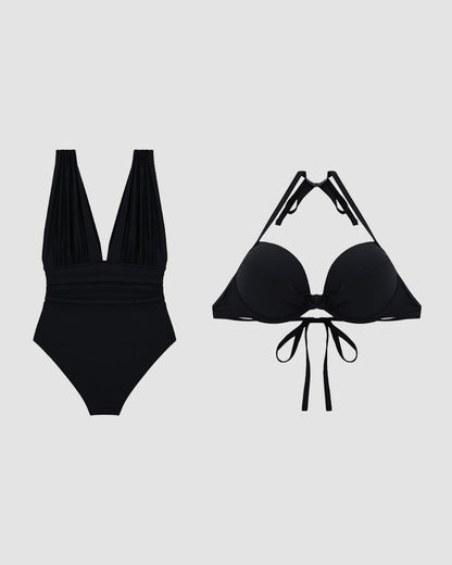 Oceana Flair™ – Shaping Badpak met Elegante V-Hals