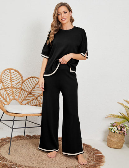 Classy Elastic Knit Lounge 2 Delige Set
