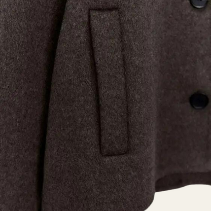Olive - wollen jas
