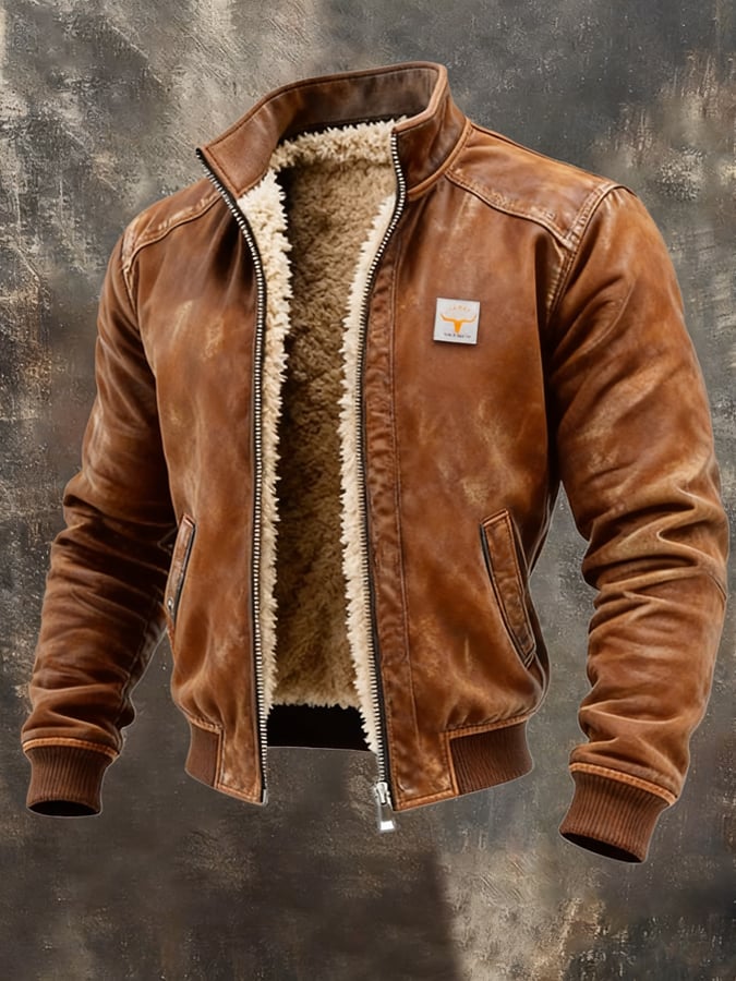 FROVAN™ | Thermische Jas met Leerlook