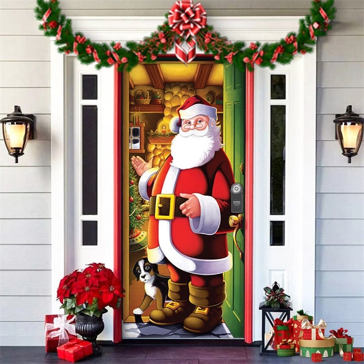 JollyDoor™ – Feestelijke Kerst Deurdecoratie