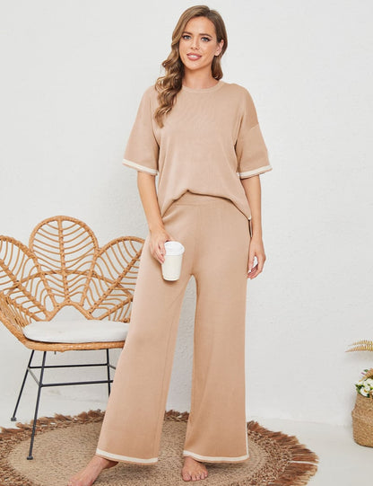 Classy Elastic Knit Lounge 2 Delige Set