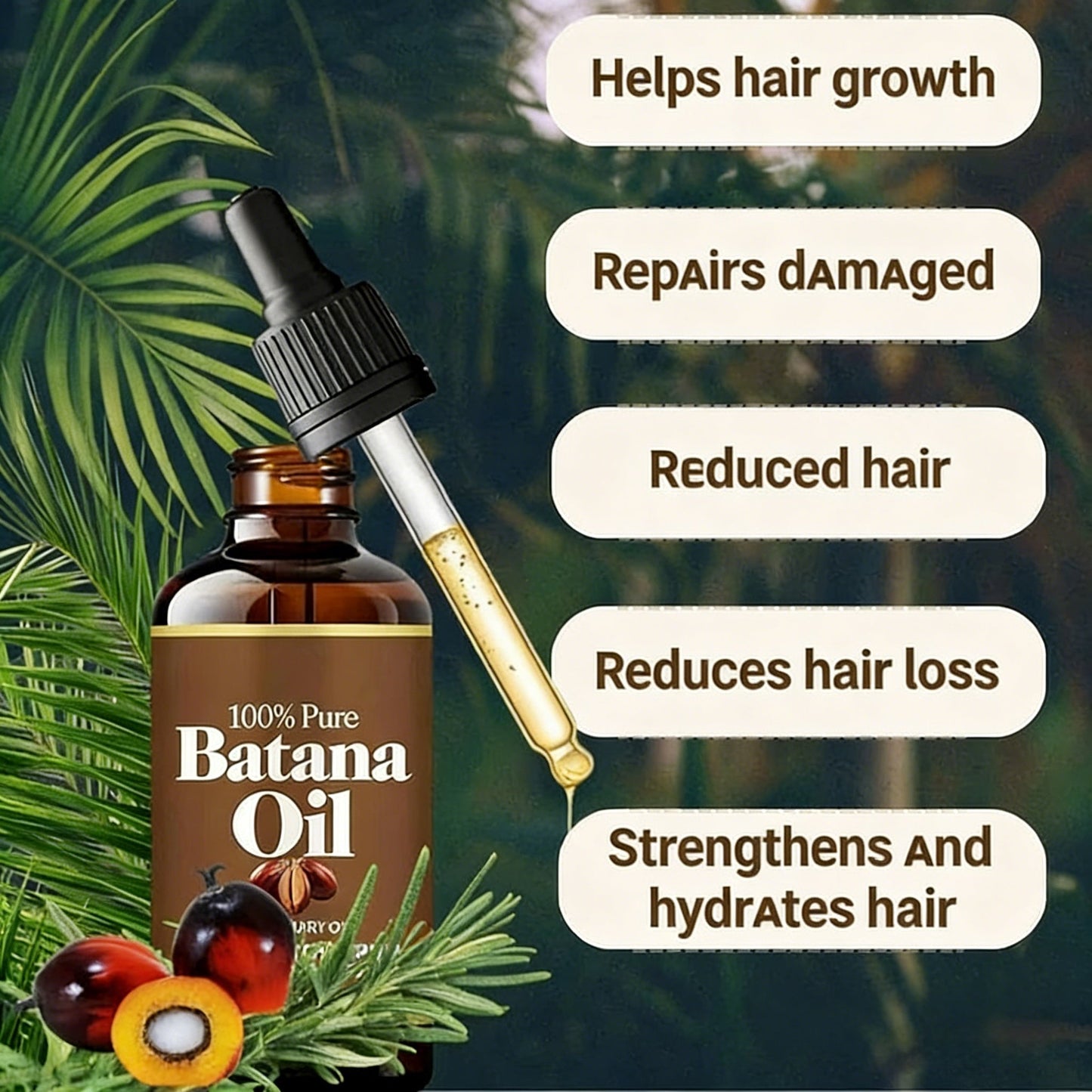 Herbelyra™ Rozemarijn Haarolie – Pure Verzorging voor Glanzend Haar