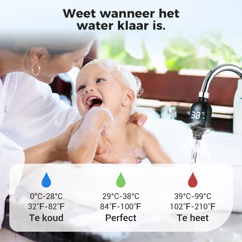 HydroTemp™ – Altijd de perfecte douchetemperatuur 🌡️🚿