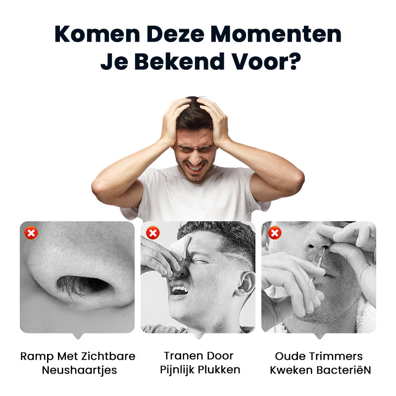 Clipto™ Slimme Elektrische Neushaartrimmer