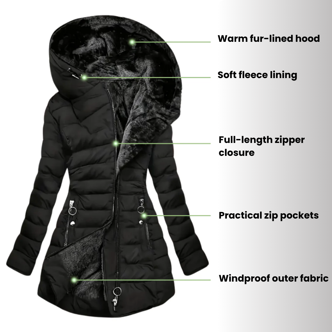 Aurellia Shield Coat™ – Warmte, comfort en stijl in één tijdloze jas