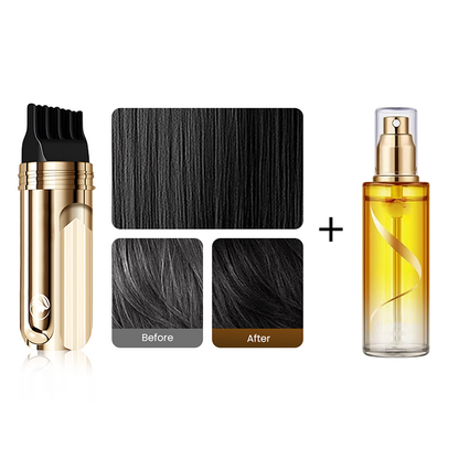 Grivello™  - 2-in-1 Haarverfkam voor Grijs Haar | 1+1 GRATIS