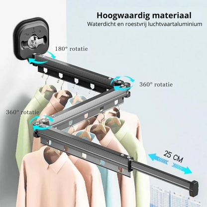Drynest™ Uitschuifbare Muurdroger