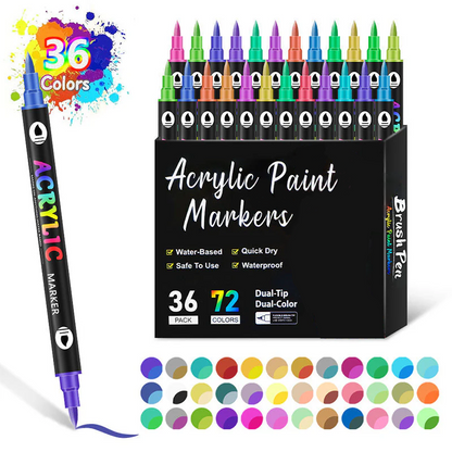 Kronex™ Acrylmarker Set – 72 Kleuren