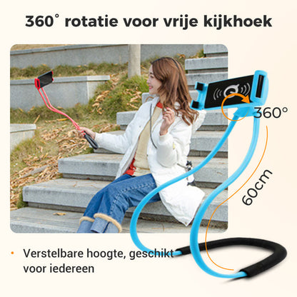 FlexiRest™ – Verstelbare Telefoonhouder voor om de Nek