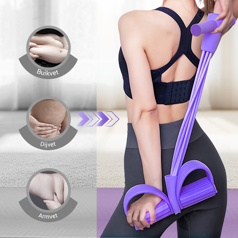 FlexiCore™ Sit-Up Trainer – Compacte Weerstandsband voor Thuisfitness