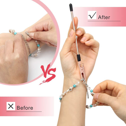 ClaspEase™ - Sieradensluiting Tool – Zelfstandig Armbanden & Kettingen Sluiten | 1+2 GRATIS