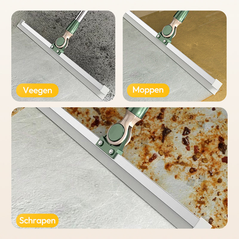 CleanEdge™ Siliconen Vloerwisser – Voor een Smetteloos Resultaat in Één Beweging