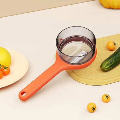 CulinaPro™ | Multifunctionele Dunschiller met Opvangbakje