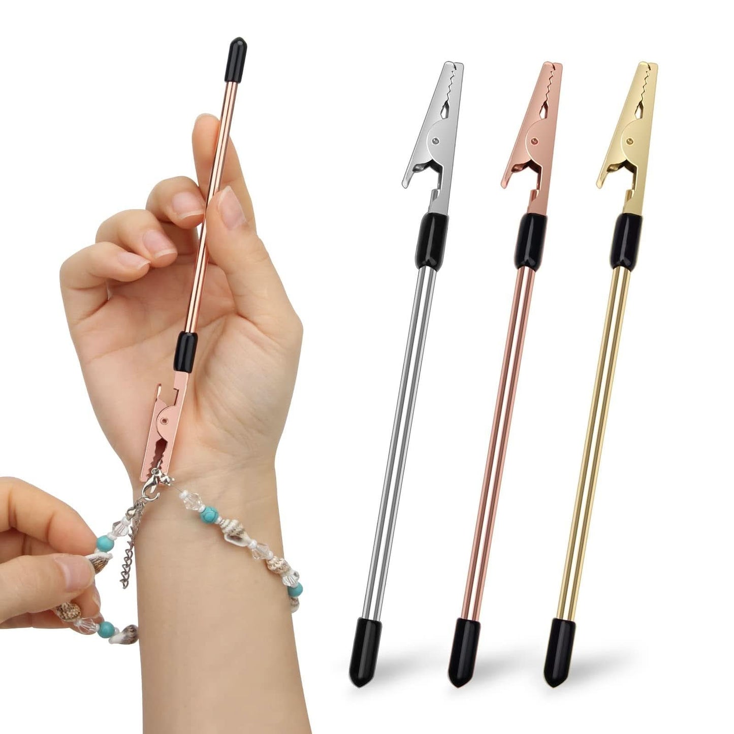 ClaspEase™ - Sieradensluiting Tool – Zelfstandig Armbanden & Kettingen Sluiten | 1+2 GRATIS