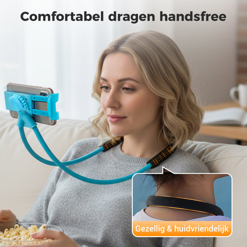 FlexiRest™ – Verstelbare Telefoonhouder voor om de Nek