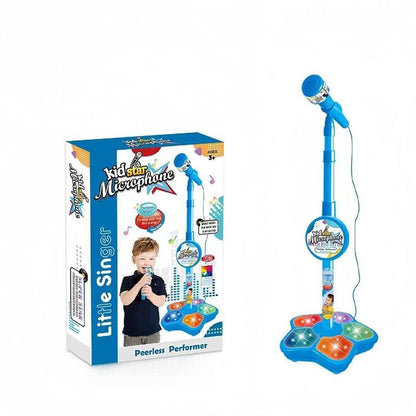 Melodrio™ – Kinder Karaoke Microfoonstandaard met Licht & Muziek