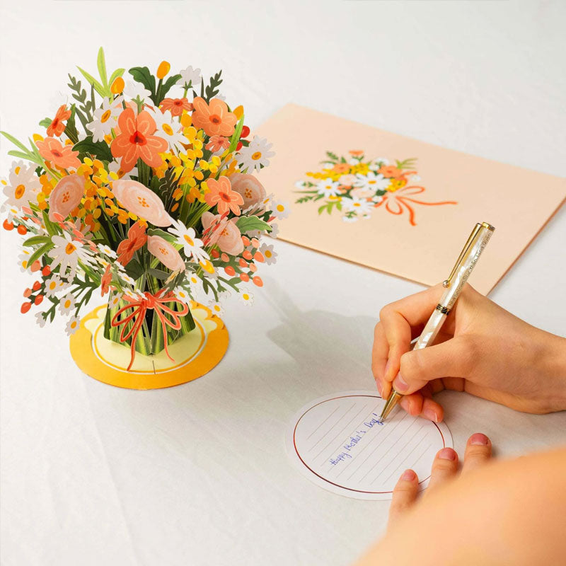 Florevia™ BloomCard – 3D Pop-up Kaart met Wilde Bloemen