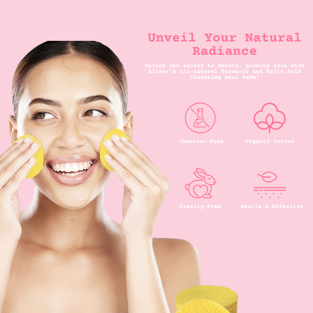 RadiantGlow™ - Kurkuma Kojic Acid Pads