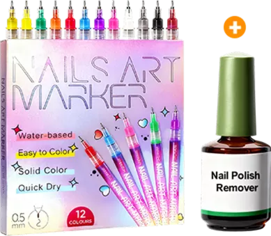 ARTEVA™ Nail Design Penset – Jouw Nagels, Jouw Canvas