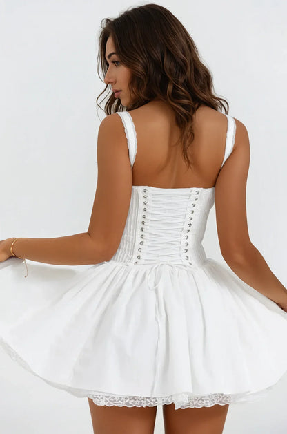 Bellevoir™ | Romantische Corsetjurk met Satijnglans