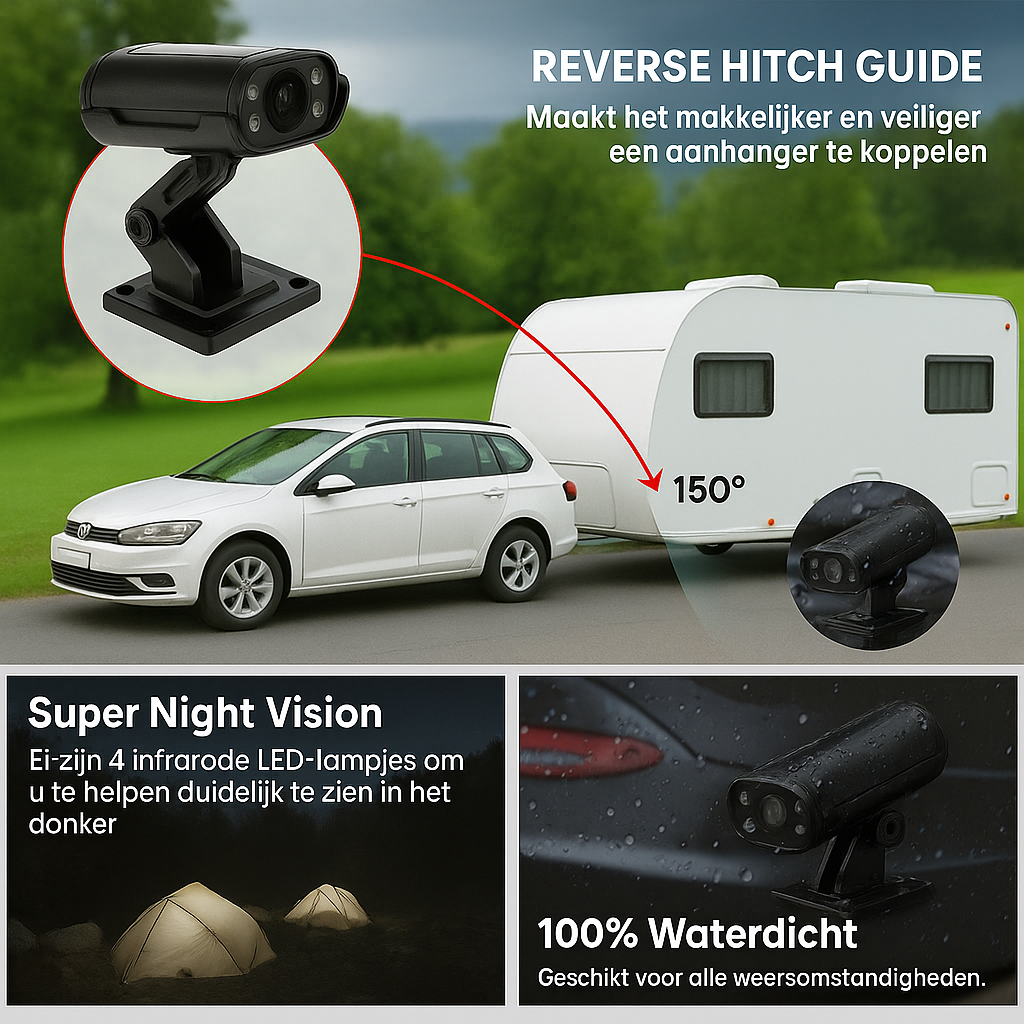 ViewMate™ – Draadloze Magnetische Achteruitrijcamera