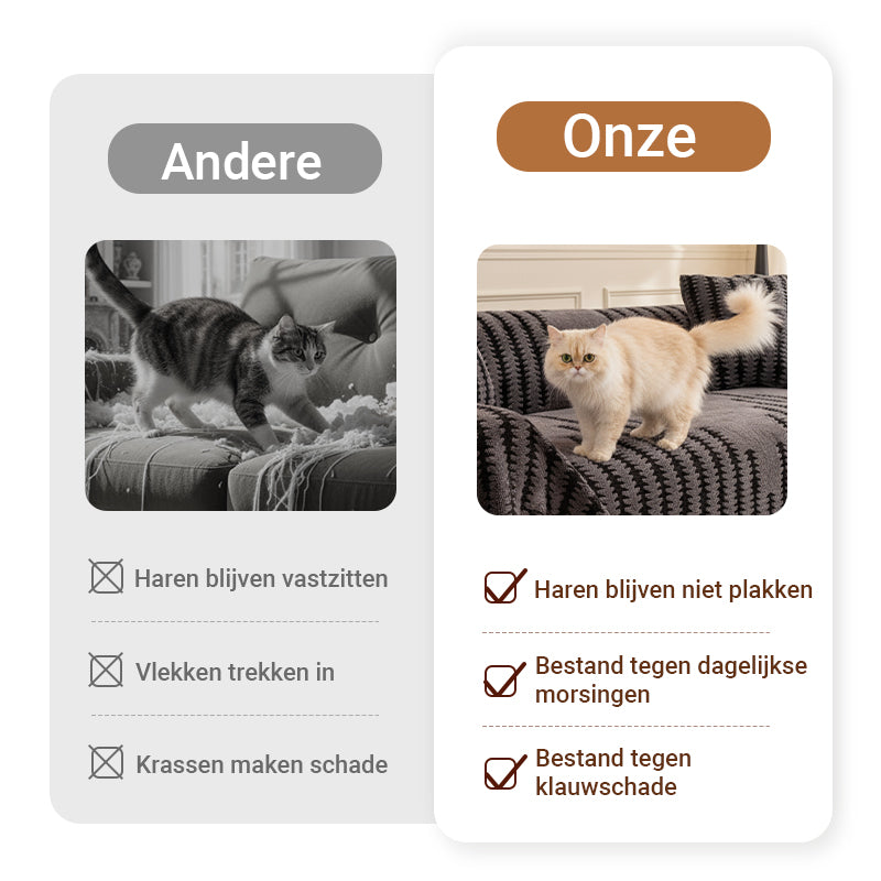 Cozelle™ Plush Sofa Cover – Zachte Luxe Voor Jouw Woonkamer