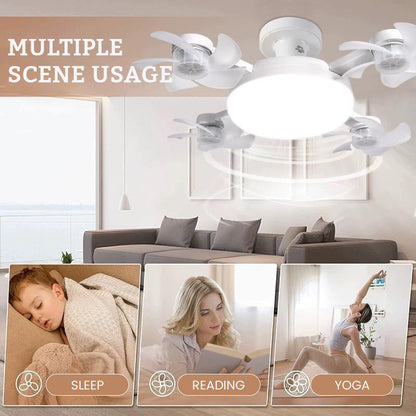 AeroGlow™ – Ventilatorlamp met Opvouwbare Bladen
