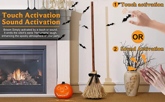 SpookSweep™ – De Magisch Zwevende Heksenbezem voor een Betoverend Halloween 🎃