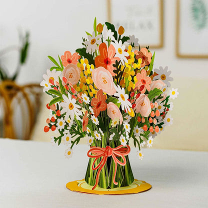 Florevia™ BloomCard – 3D Pop-up Kaart met Wilde Bloemen
